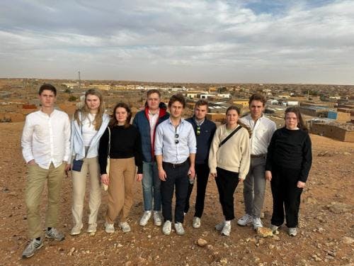 Representantene fra ungdomspartiene i flyktningleirene i Tindouf